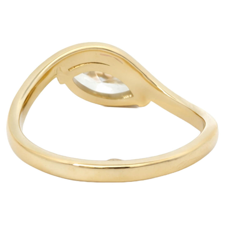 Marquise Diamond Wave Ring