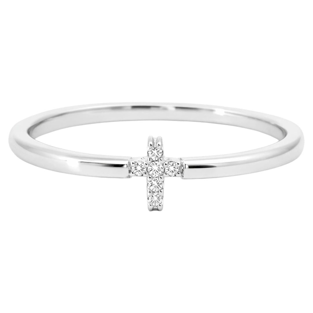 Diamond Cross Ring