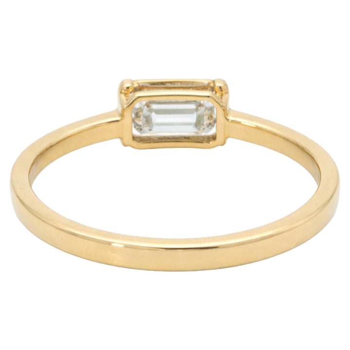 Emerald-Cut Solitaire Ring