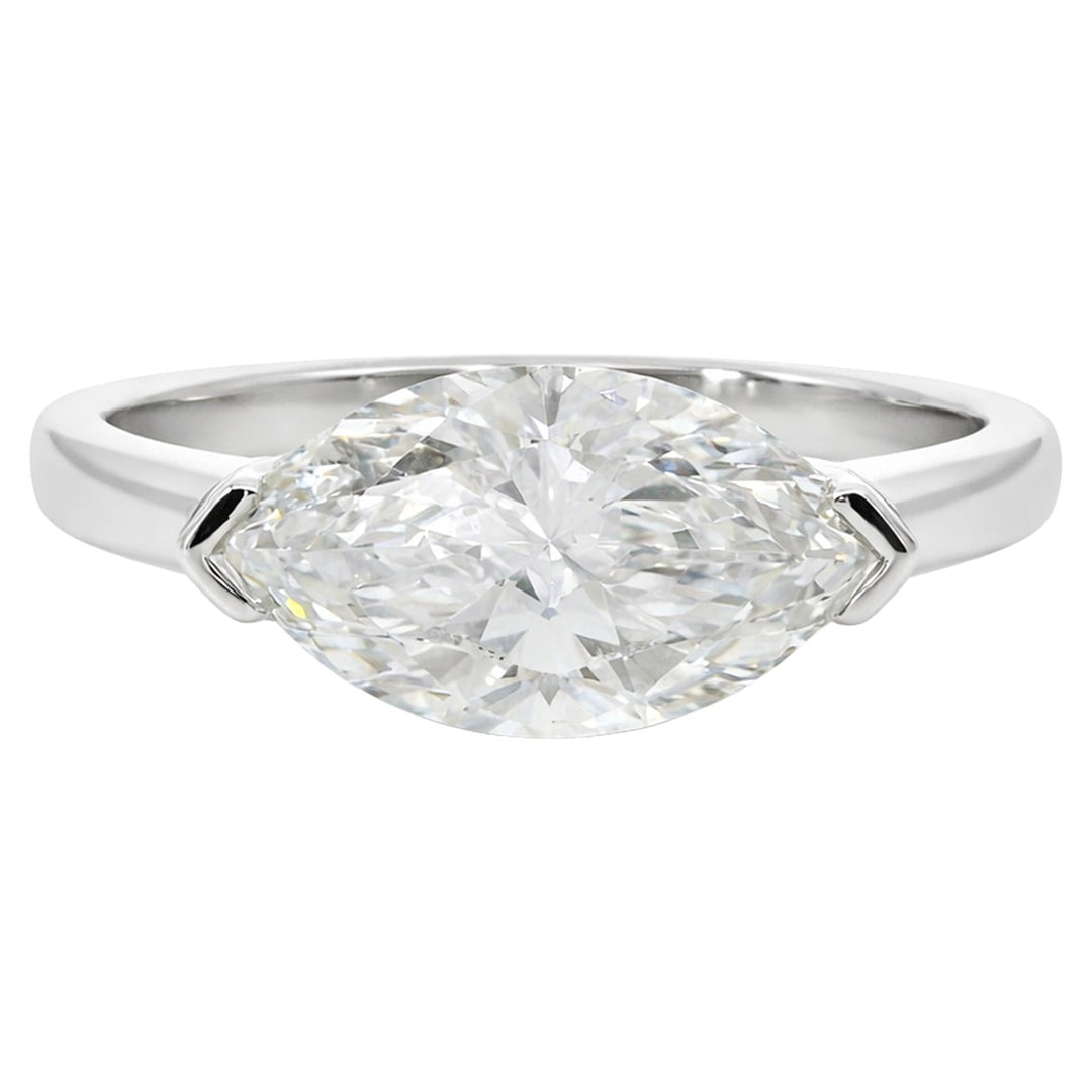Marquise Diamond Solitaire Ring