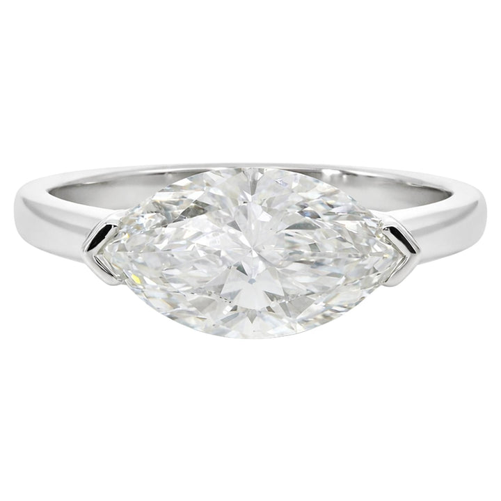 Marquise Diamond Solitaire Ring