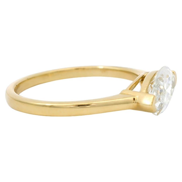 Marquise Diamond Solitaire Ring
