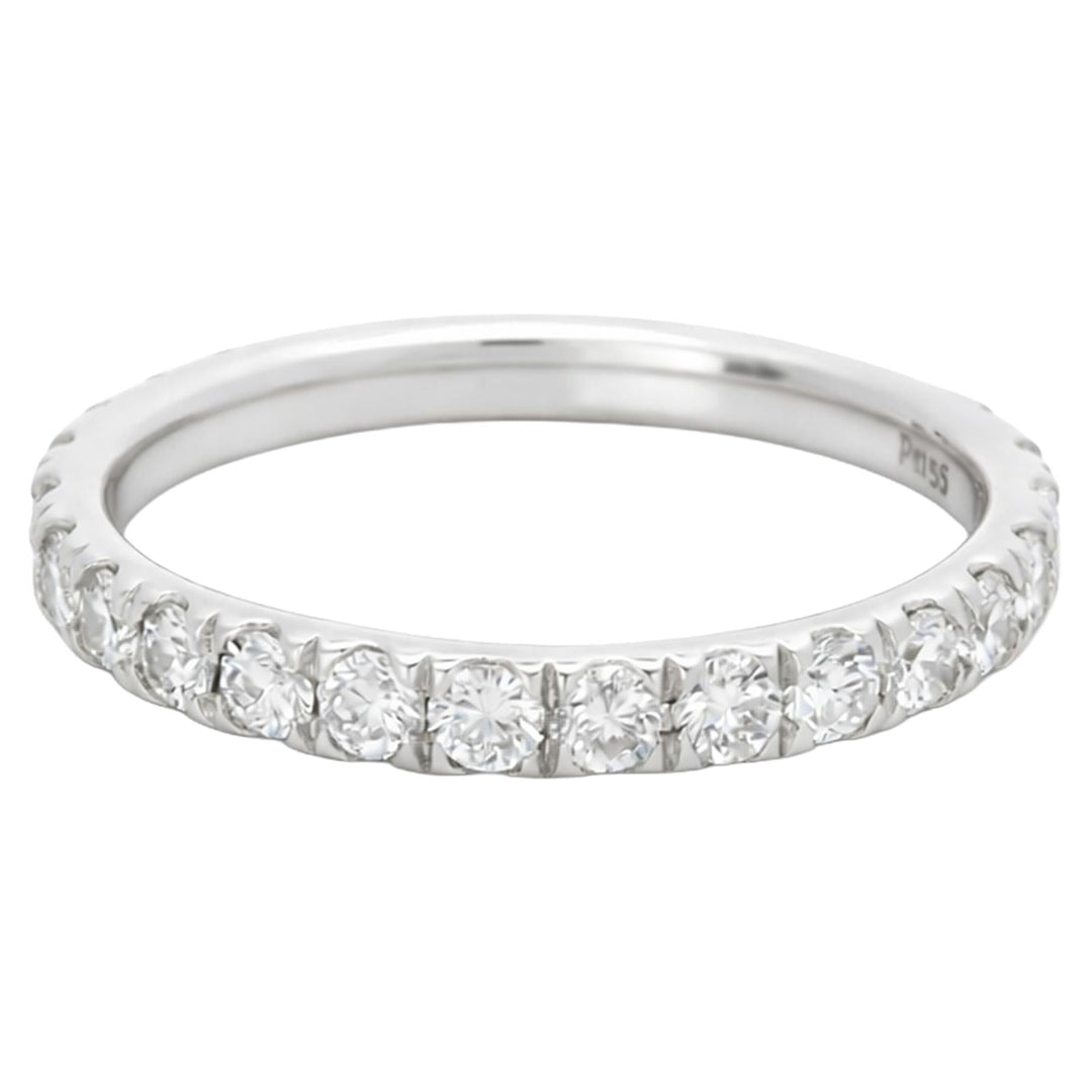 Round Lab Diamond Eternity Band