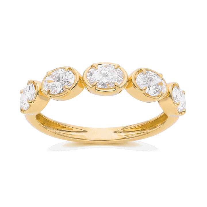 Five-Stone Oval Band