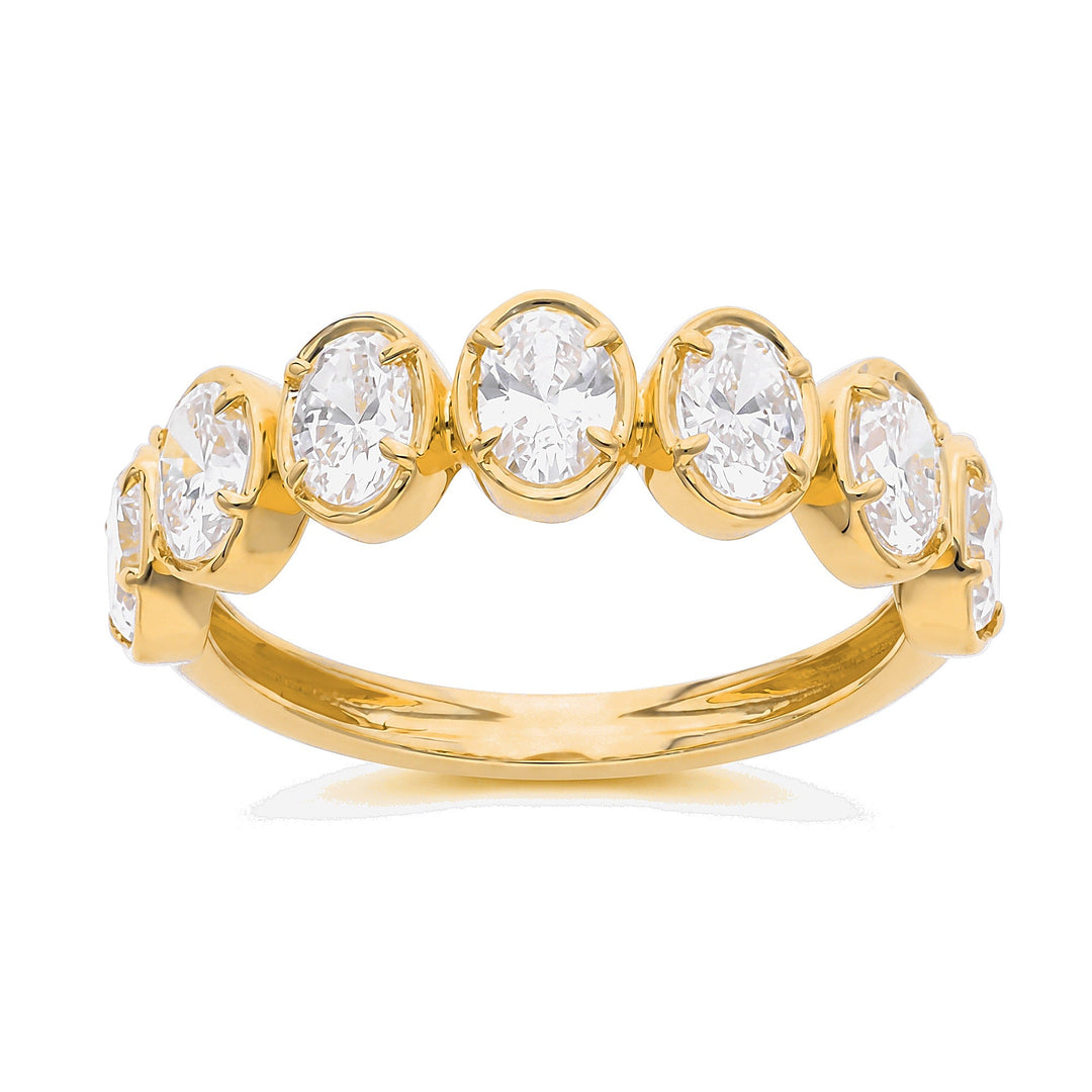 Seven-Stone Oval Band