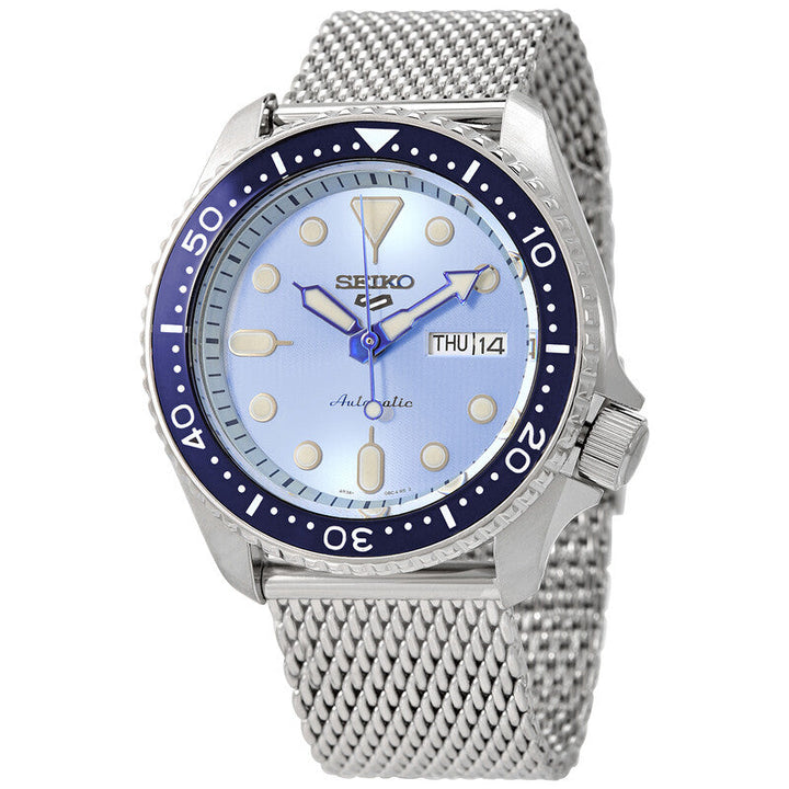 5 Sports SKX Series Blue Dial / Stainless Steel Mesh Bracelet Blue Dial