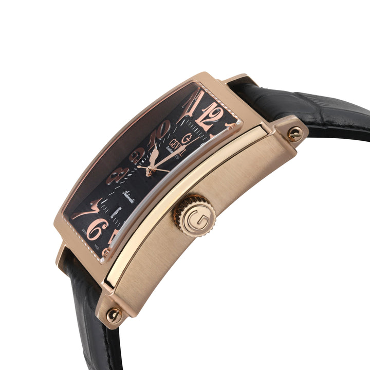 Avenue of Americas Swiss made Automatic Sellita SW200 rectangle Black Black | Bl