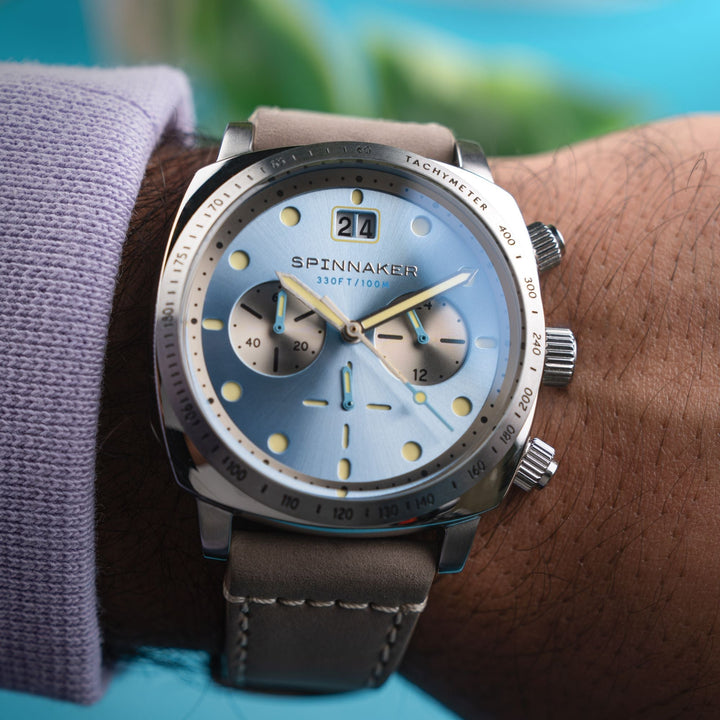 Hull Chronograph Blue / Leather | Blue Dial