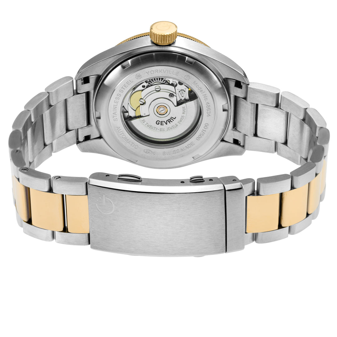 Yorkville-Diver Gevril Yorkville Sellita SW240 Swiss Automatic Diver Watch, SS C
