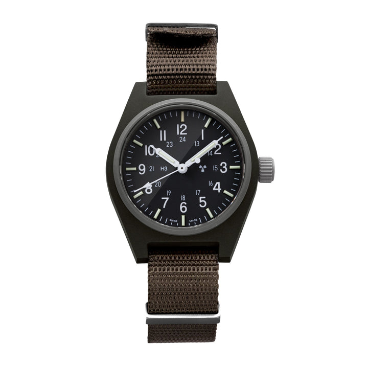 General Purpose Quartz Black Sterile/Def Std Matte Black Dial