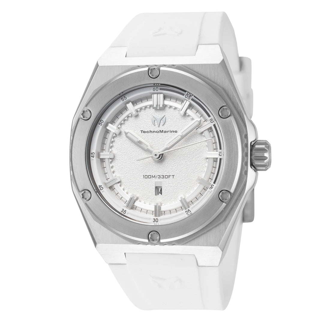 Coral Legacy 36 mm / Silver / White Silver Dial