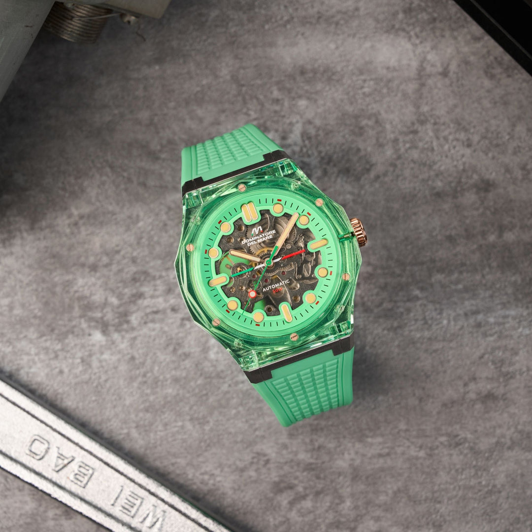 Ravello Automatic Green / Silicone | Green Dial