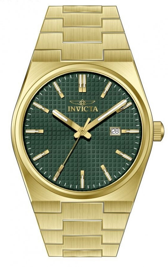 Speedway Chronograph Green Dial / Gold-Tone Stainless Steel Bracelet Green Dial