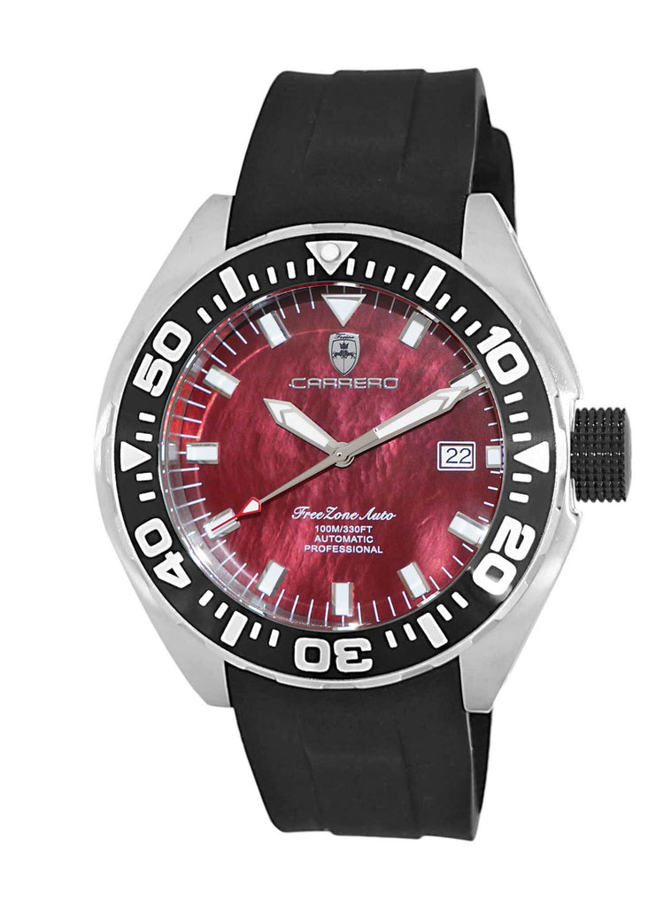 FreeZone-Auto Maroon | Maroon Dial
