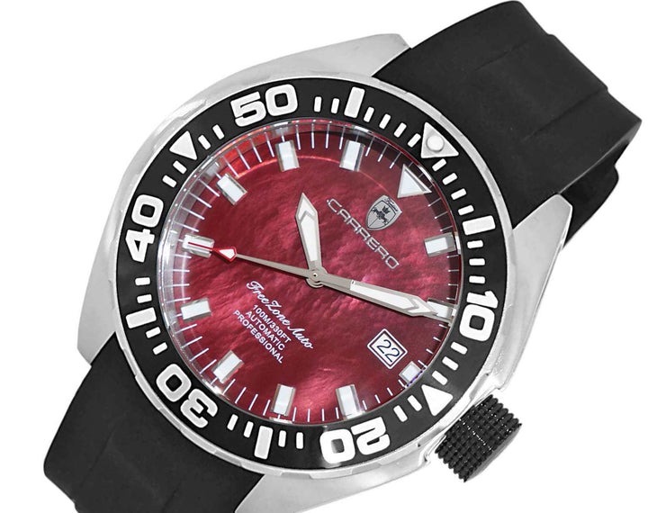FreeZone-Auto Maroon | Maroon Dial