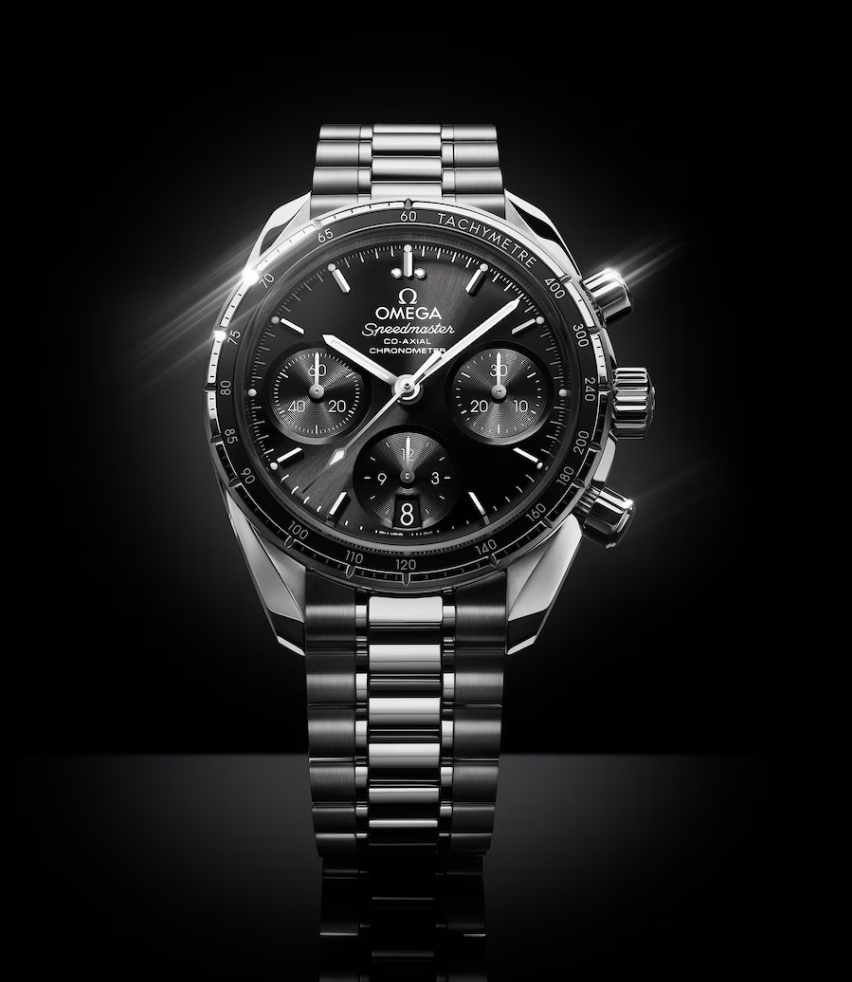 Speedmaster 38 Co-Axial Chronograph Black Dial