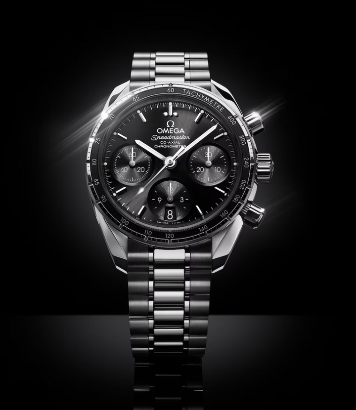 Speedmaster 38 Co-Axial Chronograph Black Dial