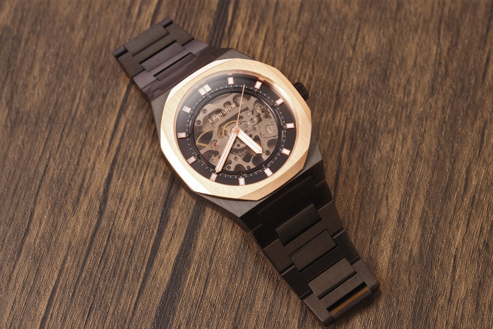 Drake Skeleton  Automatic Black Dial / Stainless Steel | Black Dial