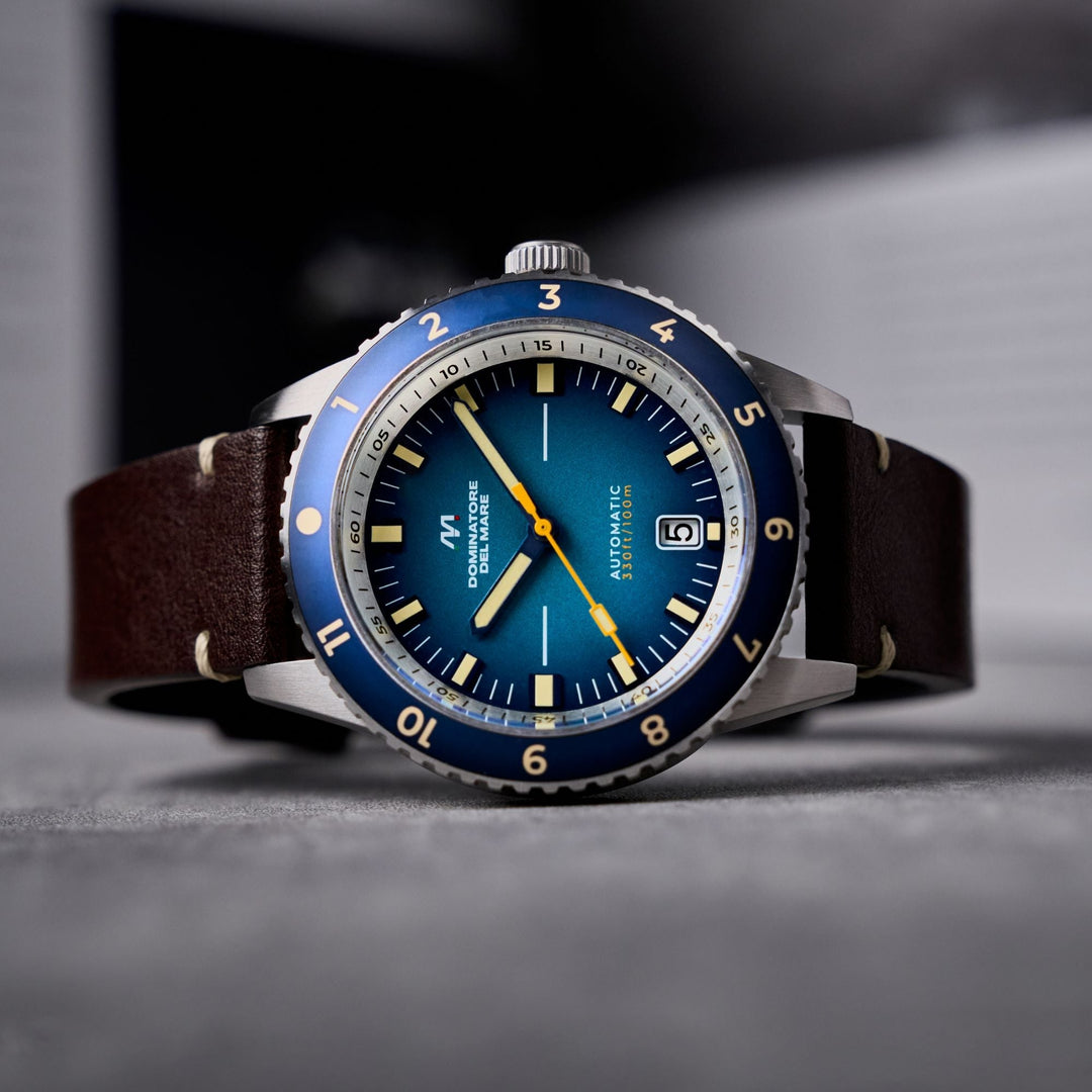 Tropea Automatic Blue / Brown Leather | Blue Dial