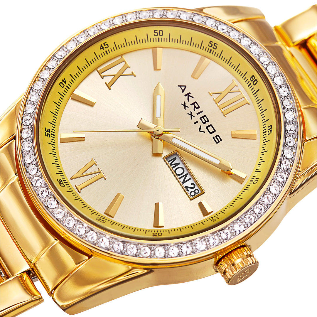 Casual Yellow Gold/Stainless Steel | Gold Dial