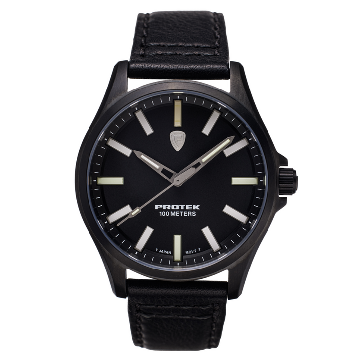 Titanium Field Black Case, Black Dial, Black Strap | Black Dial