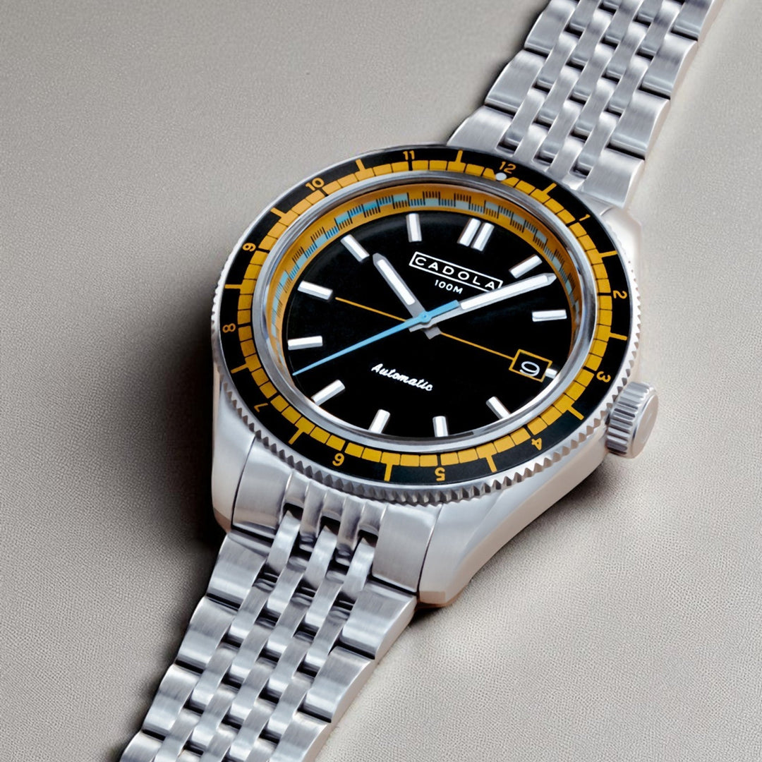 Ahrens Automatic Black & Gold / Stainless Steel | Black Dial