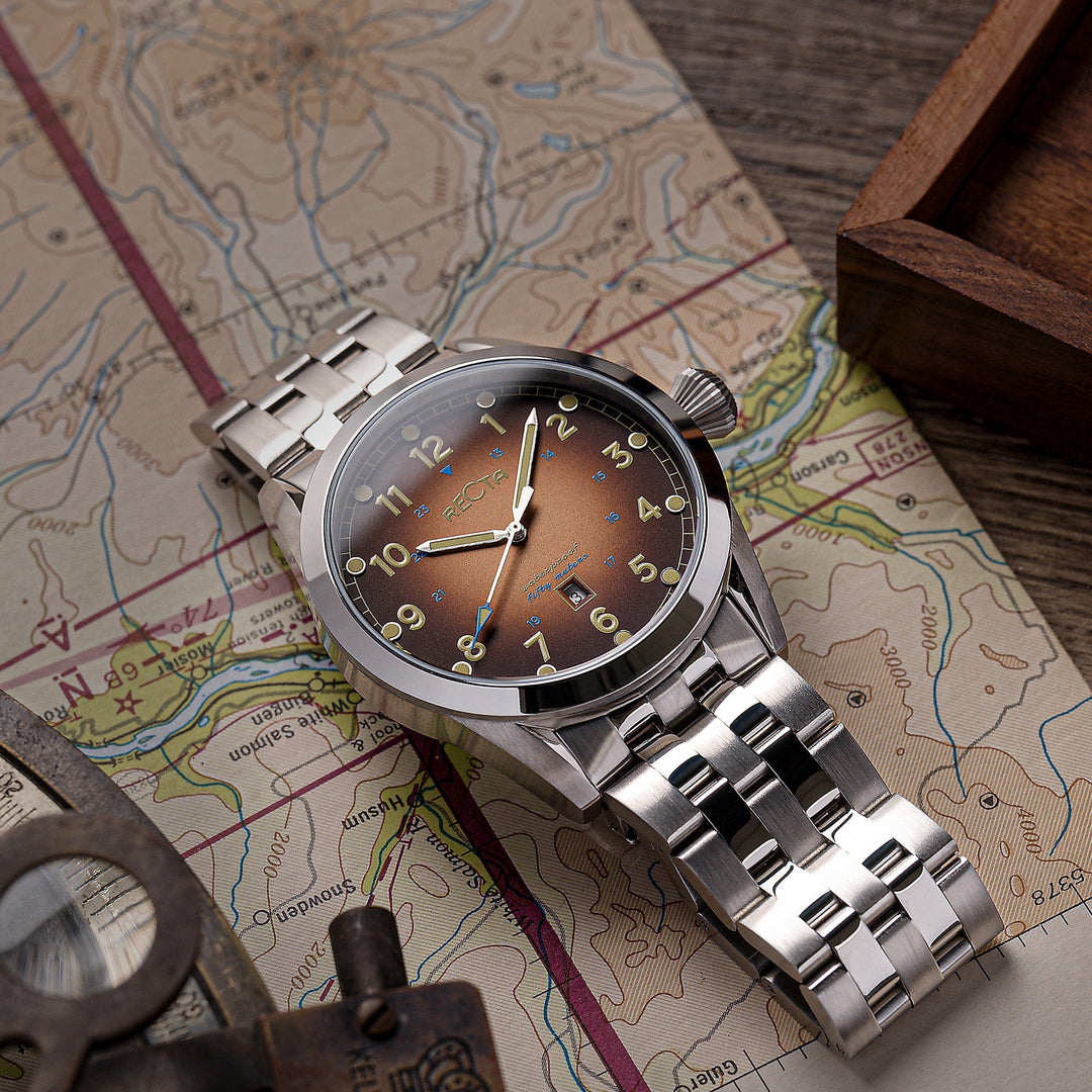 Cavalier Japan Quartz Brown / Stainless Steel |  Dial