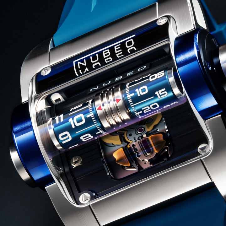 Continuum Automatic Black / Blue Rubber Black Dial