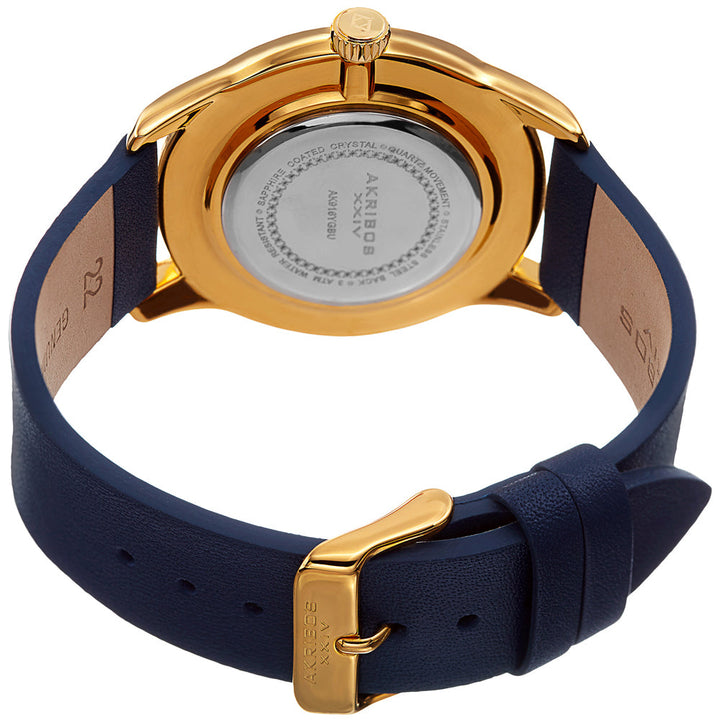 Classic Blue/Leather Blue/Gold | Blue Dial