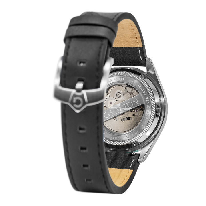 Elegant Sport Black / Leather Black Dial