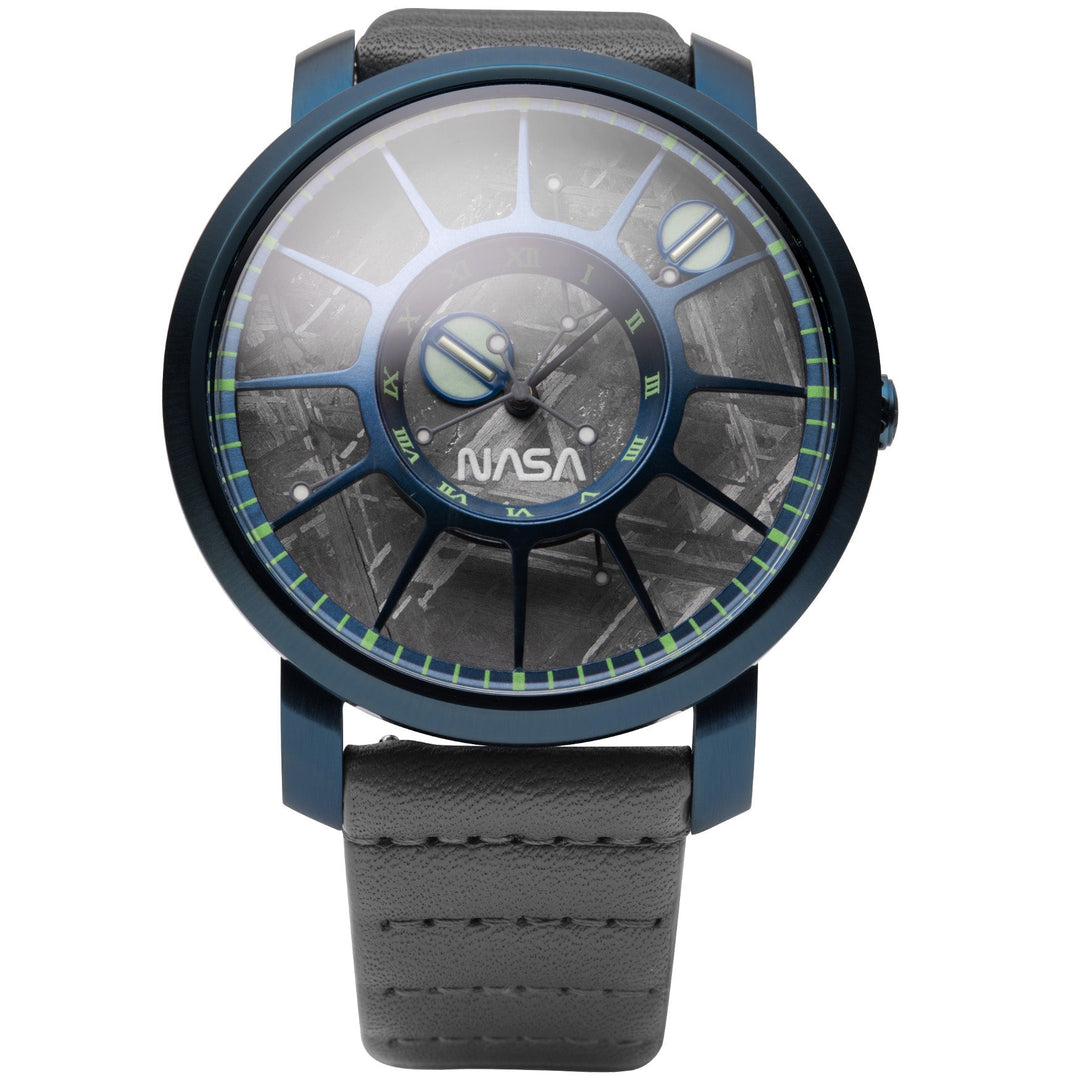 NASA Trappist-1 Automatic Sapphire Meteorite Blue Supernova Gray Dial