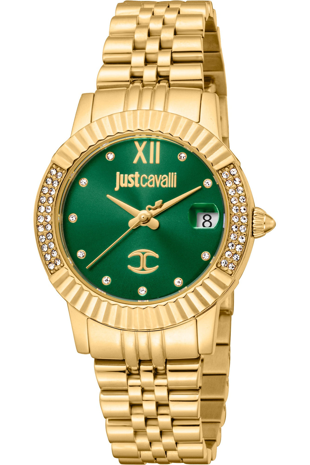 Glam Chic 32mm / Green / Gold | Green Dial