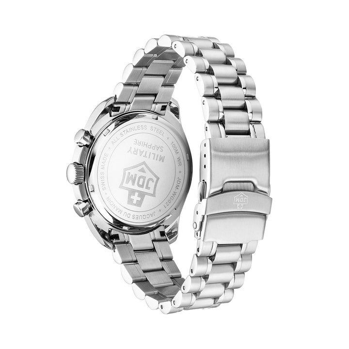 Swiss Precision Black /steel barecelet Black Dial