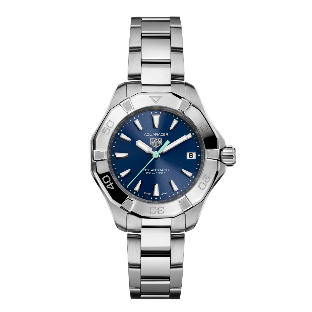 Aquaracer PROFESSIONAL 200 SOLARGRAPH 34mm Northern Glow | Blue Dial