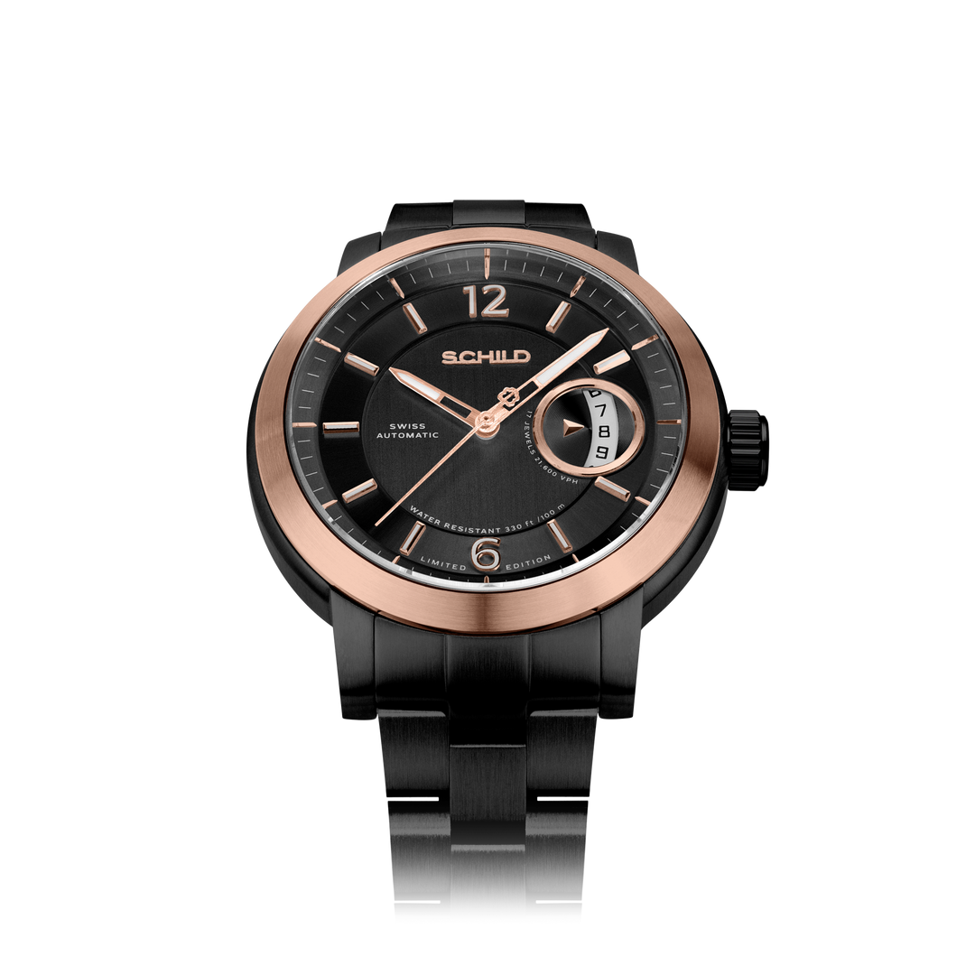 Heinrich Minimal Swiss Automatic Limited Edition Black / Black Stainless Steel |