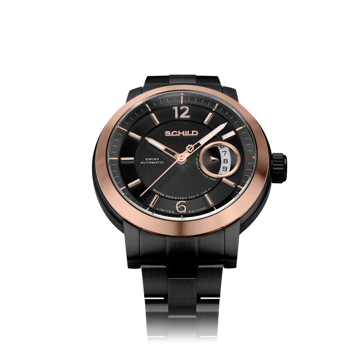 Heinrich Minimal Swiss Automatic Limited Edition Black / Black Stainless Steel |