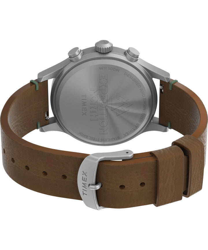 EXPEDITION NORTH Tan / Low Lead Brass | Green Dial