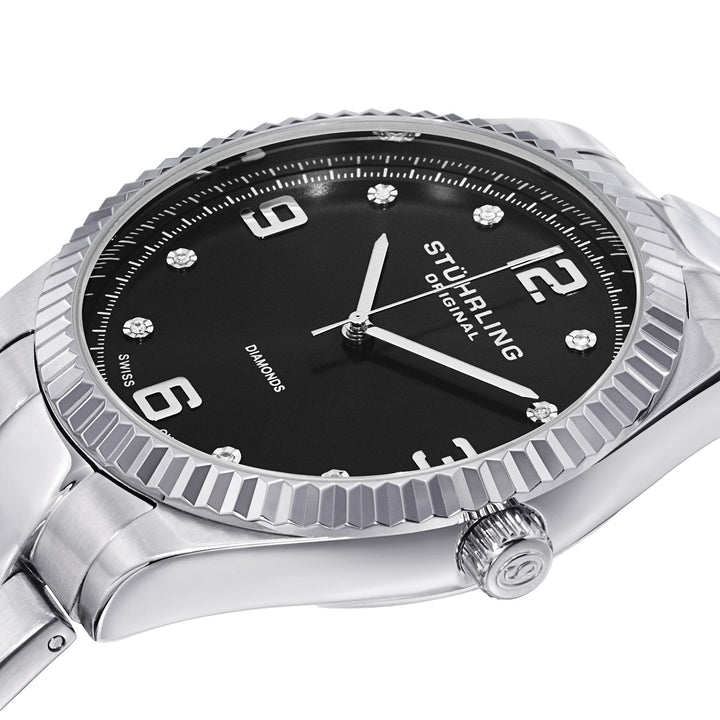 Symphony Watch Black/Silver | Black Dial