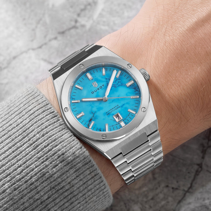Bastia Automatic Lapidary Limited Edition Blue Dial / Stainless Steel Bracelet B