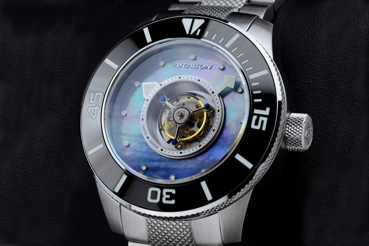 Divemaster Central Tourbillon Automatic 45mm - Mother of Pearl Dial | Mother of 