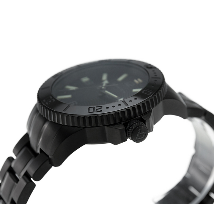 Naval Series T100 Tritium Markers | Black Dial