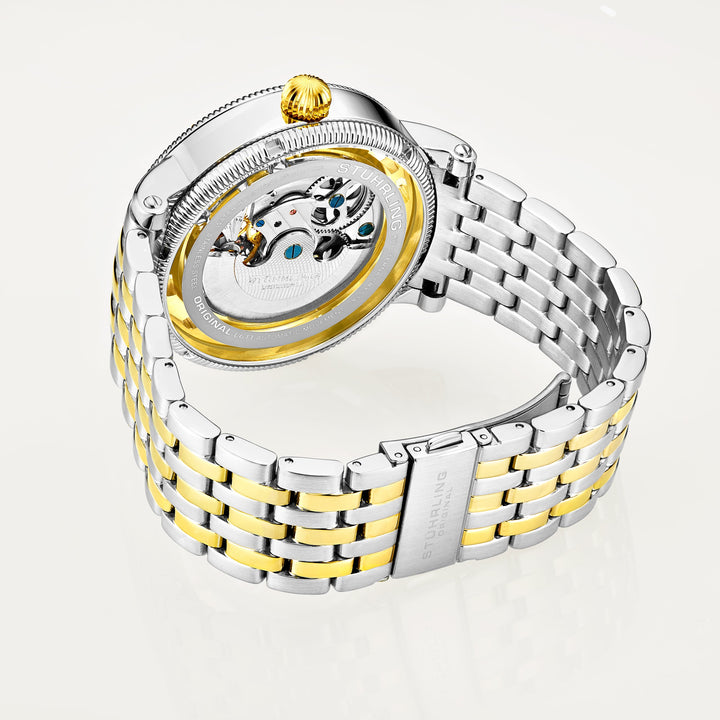 Legacy Silver/Gold/Stainless Steel | Gold Dial