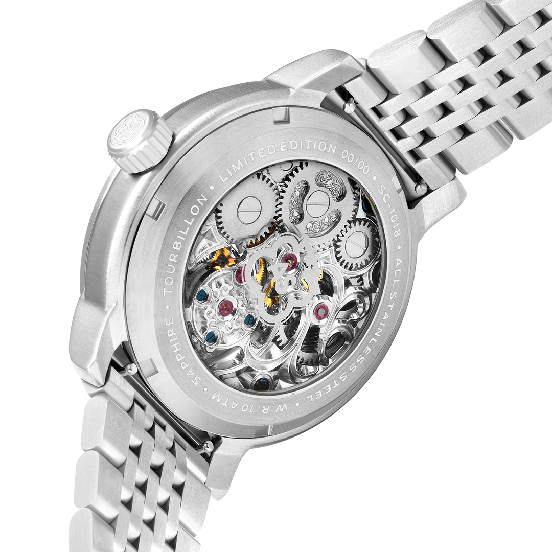Heinrich GMT Moonphase Tourbillon Limited Edition Green / Stainless Steel | Gree