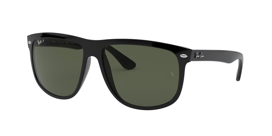 High Street Black Frame, Green Polarized Lens |  Dial