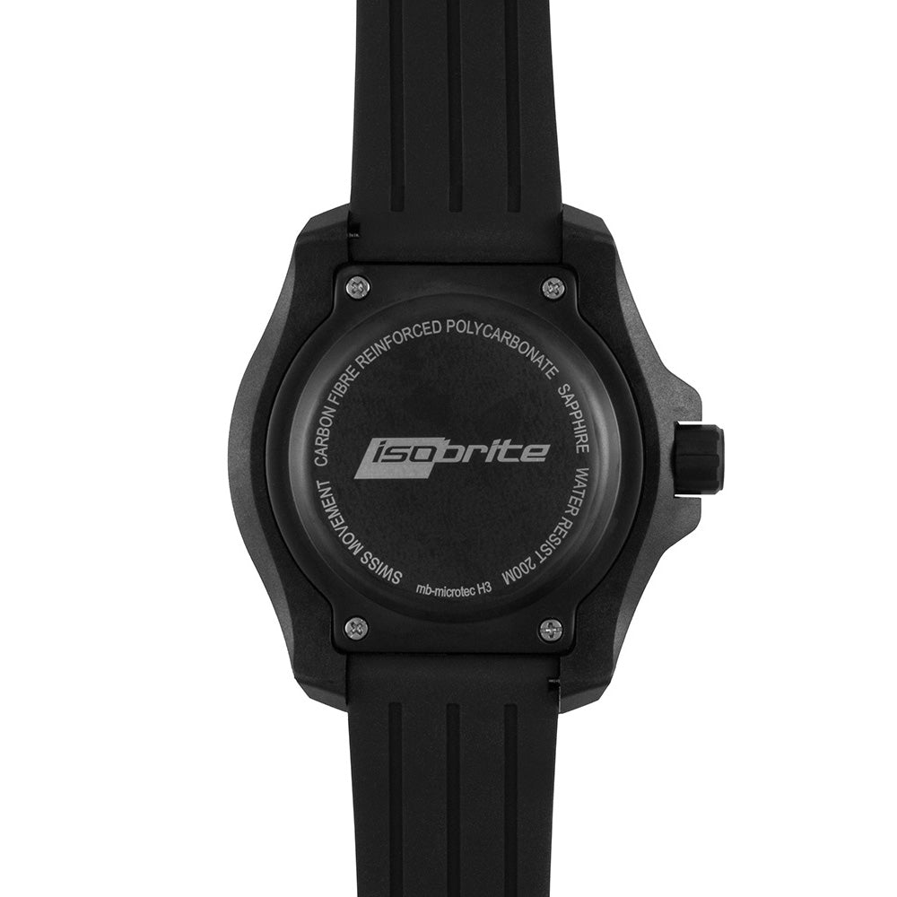 Eclipse w/ 9:00 crown T100 Tritium | Black Dial
