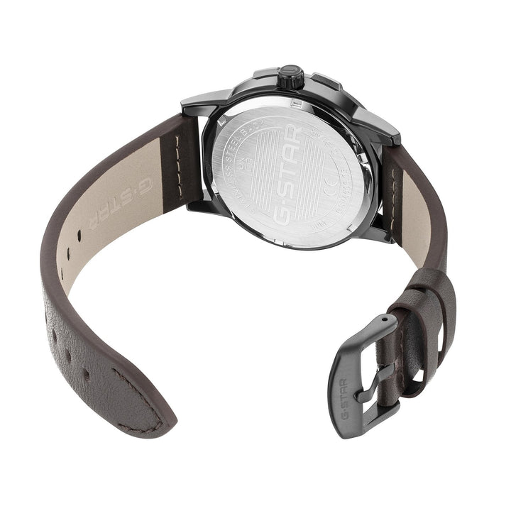 Constructed Blue Dial / Brown Leather Strap Blue Dial
