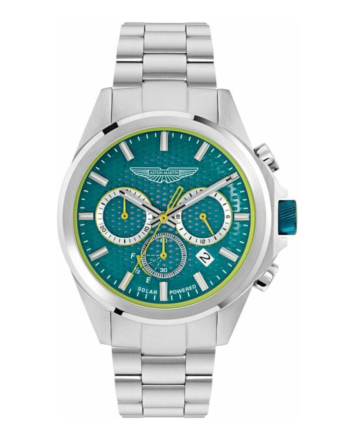 HLC Chrono Solar Green Dial Chrono/Stainless Steel Bracelet Green Dial