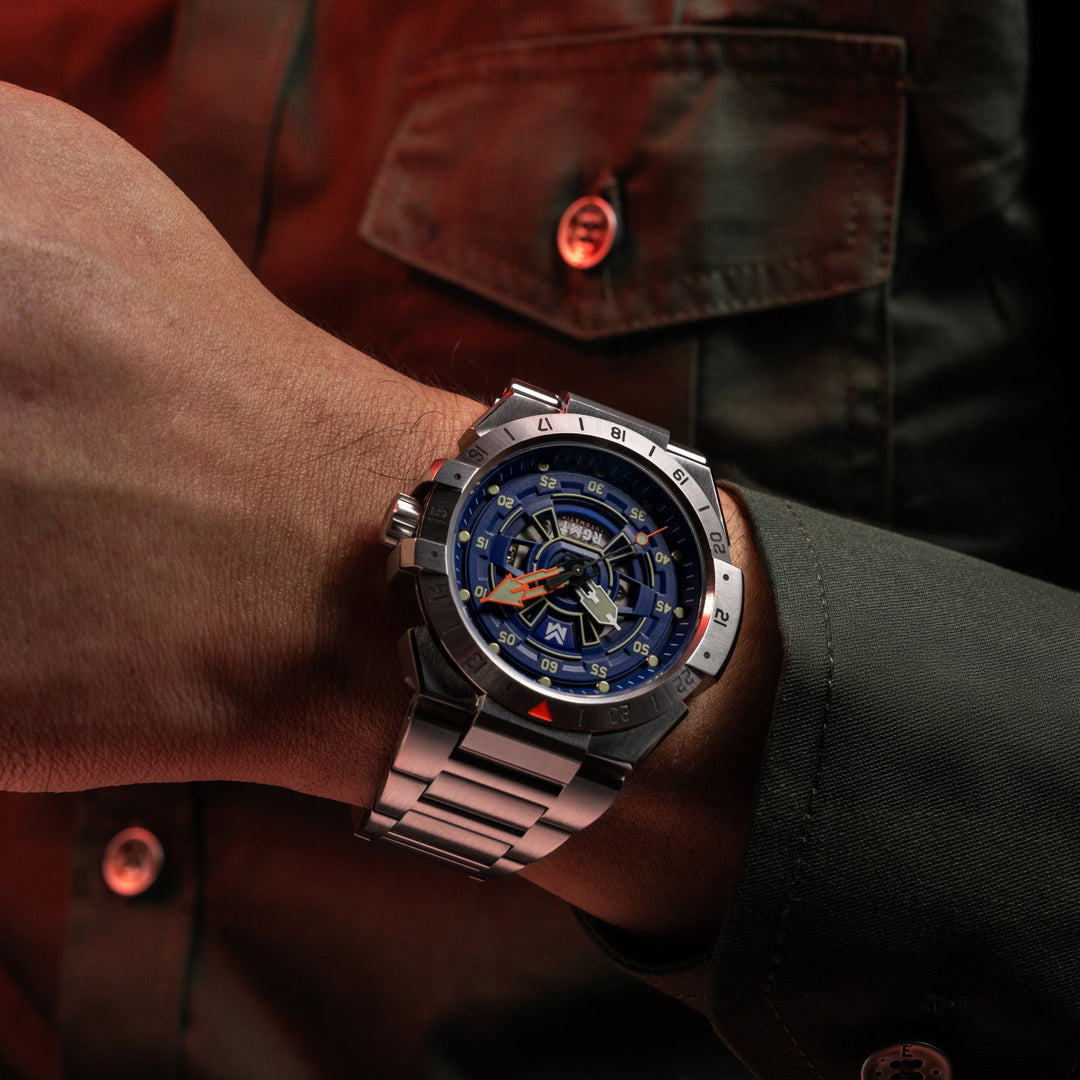 HIMARS AUTOMATIC BLUE / STAINLESS STEEL | Blue Dial