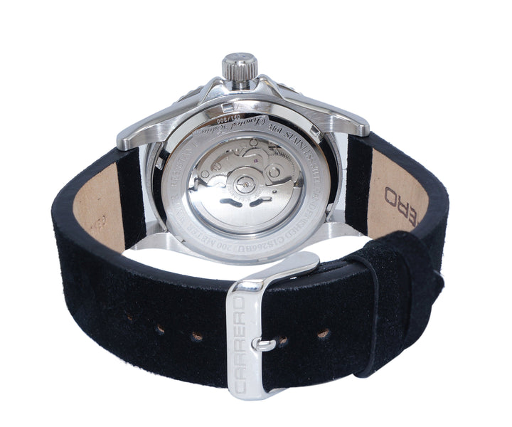 Catania MOP Silvertone-Black/ Black Black Dial