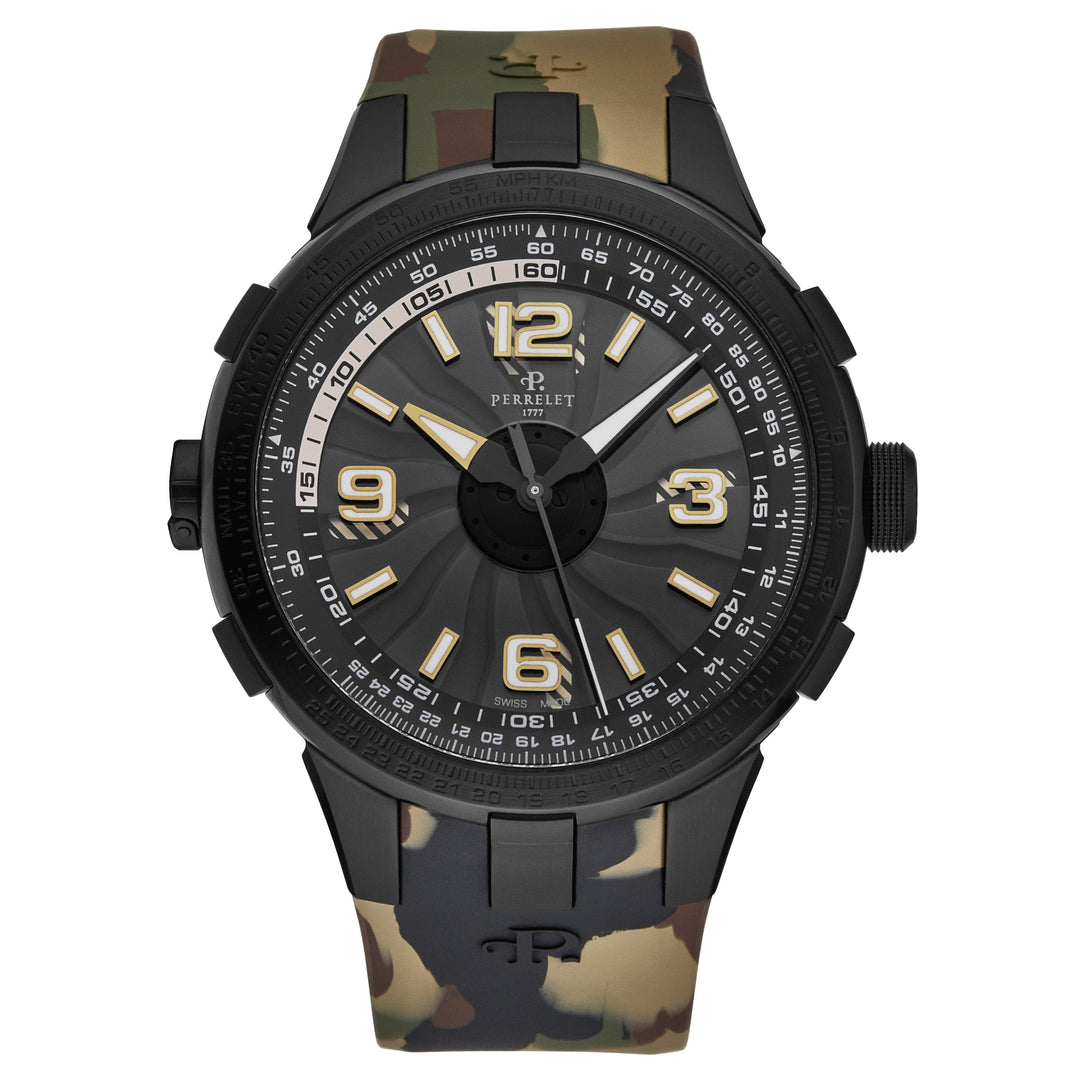 Turbine Pilot Black Black Dial